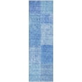 thumbnail image 2 of Addison Rugs Mayfield Washable Transitional Patchwork Denim Runner Rug, 2'3" x 7'6", 2 of 5