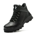 thumbnail image 4 of High-top Safety Shoes Construction Protective Footwear Men Steel Toe Shoes Breathable Hiking Boots Puncture Proof Work Boots, 4 of 10