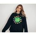 thumbnail image 4 of Feeling Lucky Sweatshirt, You are My Lucky Charm, St Patricks Day Sweatshirt, Lucky Pullover, Womens Sweatshirt, Crewneck, Shamrock Shirt 1375308982, 4 of 5