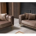 thumbnail image 5 of Ottomanson Empress Sofa, Brown Microfiber, 5 of 7