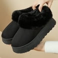 thumbnail image 3 of Women's cotton Slippers - Cozy Faux Fur Indoor/Outdoor House Shoes with Anti-Slip Sole, 3 of 12