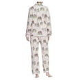 thumbnail image 5 of Pyjama à Imprimé Classique Bedhead pour Femmes, Taille Très Petite – Blanc, 5 of 5