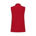 thumbnail image 5 of Summer Blazer Suit Vest Jacket Woman Sleeveless Open Front Cardigan Dressy Casual Business Office Workwear (Medium, Red), 5 of 6