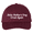 Maroon, variant on Make Mother's Day Great Again Womens Embroidered Otto Baseball Cap, Aruba Blue