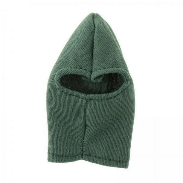 Capucha en miniatura,Capucha de a escala 1/6 para muñeco masculino de 12",Accesorios para la cabeza de figuras de acción de muñecas de 12 pulgadas,Sombrero Facekini hecho a mano con