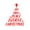 Red, variant on Vinyl Wall Art Decal - Christmas Tree Words - 29" x 23" - Holiday Seasonal Sticker Decoration - Indoor Home Apartment Office Wall Door Window Bedroom Workplace Decor Decals (29" x 23", Black)