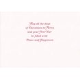 thumbnail image 2 of Masterpiece Studios Holiday Collection 16-Count Christmas Cards/16 Foil Lined Envelopes, 7.87" x 5.62", Merry Christmas Flurry, red, 2 of 2