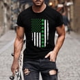 thumbnail image 2 of Besolor T-Shirts de la Saint-Patrick pour Hommes à Col Rond Imprimés à Manches Courtes Hauts Décontractés d'Été Blouse Graphique T-Shirts, 2 of 4
