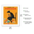 thumbnail image 2 of Pinqouin Wool Yarns (Laines du Pingouin) - Vintage French Advertising Poster by Leonetto Cappiello c.1920 - Fine Art Rolled Canvas Print 16in x 20in, 2 of 4