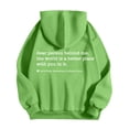 thumbnail image 5 of YaEYa Dear Person Behind Me Graphic Hoodies for Men Funny Novelty Pullover Sweatshirt Xmas Gifts Sincerely Yours Hoodie Green XXL, 5 of 7