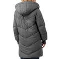 thumbnail image 3 of Langwyqu Winter Fashion Women Hooded Coat Fleece Lined Zipper Jacket, 3 of 4