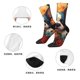thumbnail image 5 of Fotbe Cute Colorful Flower French Bulldog Calcetas Largas con Estampado para Hombre y Mujer – Calcetas de Compresión Transpirables y Elásticas, Viajar y Uso Diario Talla 5-11, 5 of 6