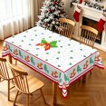thumbnail image 2 of Nanqianyi Christmas Bell Tablecloth,Waterproof Stain Resistant Dining Table Cover,60x120 Inch, 2 of 7