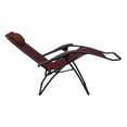 thumbnail image 3 of Caravan Sports Zero Gravity Chair, Burgundy, 3 of 11