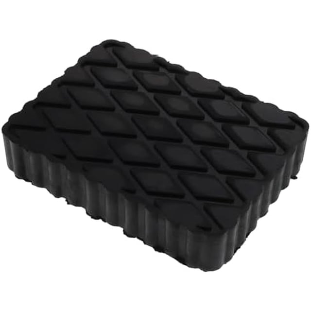 Generic Rubber Jack Protector Blocks Black Sturdy Car Lift Pads Automotive