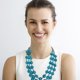 thumbnail image 3 of Collar tejido con colgante de cáscara de coco, estilo bohemio, para niñas y mujeres (azul cielo), 3 of 8