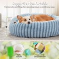 thumbnail image 2 of Cama para perros MIXJOY, pequeña, lavable, rosquilla, 58 x 58 x 20 cm, color azul, 2 of 7