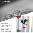 thumbnail image 1 of REACTOR Tornada V5 Table Tennis Rubber Sticky Loop Attack Ping Pong Rubber Medium Hard with Max Internal Energy Sponge Black, 1 of 6