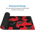 thumbnail image 3 of Black Red Gaming Mouse Pad XL Camo Camouflage Extended Big Large Desk Mat Non-Slip Rubber Base Stitched Edge Long Keyboard Mousepad for PC Computer Laptop,31.5×11.8 Inches, 3 of 6