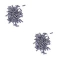 thumbnail image 2 of Ounissouiy 100 Uds. Mini clavijas de pinzas portátiles para manualidades pinzas de ropa multifuncionales portátiles abrazadera de baño de plata de 2.5 cm 2piezas, 2 of 6
