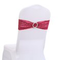 thumbnail image 2 of Chair Cover Elasticity Exquisite Chair Back Bowknot Sequin Bandage Party Decoration, 2 of 6