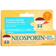 Neosporin + Pain Relief Cream 0.5 oz (Pack of 3)