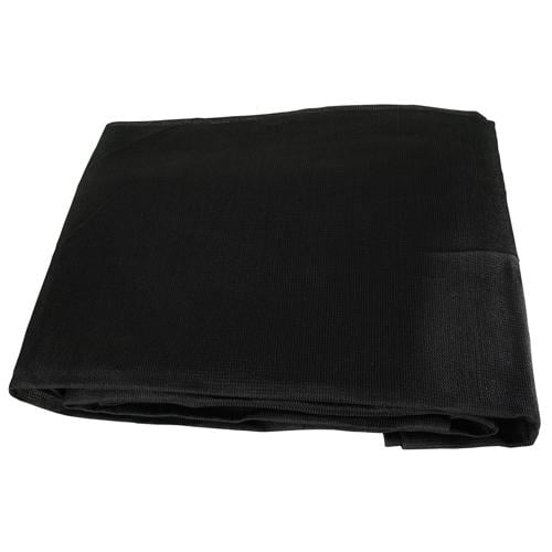Black Mesh 10x10 Heavy Duty UV Screen Shade Canopy Patio Yard Tarp Sun