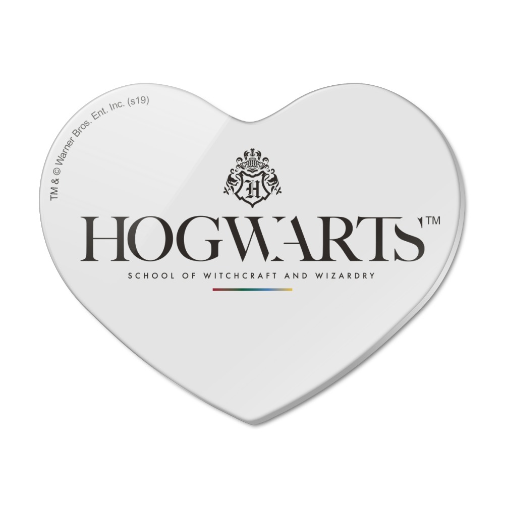 Harry Potter Hogwarts Modern Logo Heart Acrylic Fridge Refrigerator