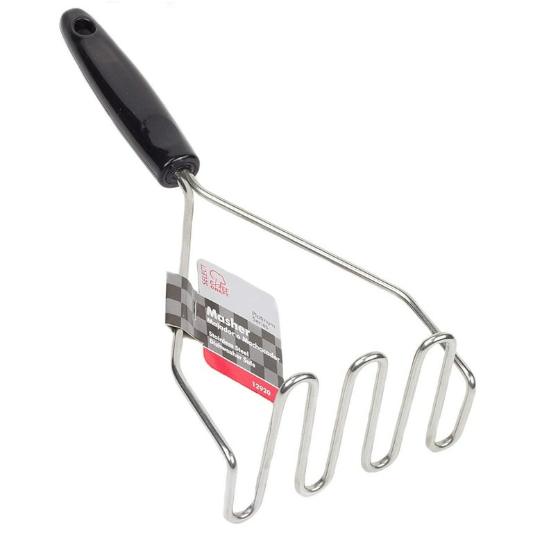 Chef Craft Stainless Steel Wire Hand Potato Masher - Also Great for  Avocados, Beans, Baby Food