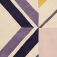thumbnail image 6 of SAFAVIEH Fifth Avenue Jewell Geometric Area Rug, Ivory/Purple, 5' x 8', 6 of 7