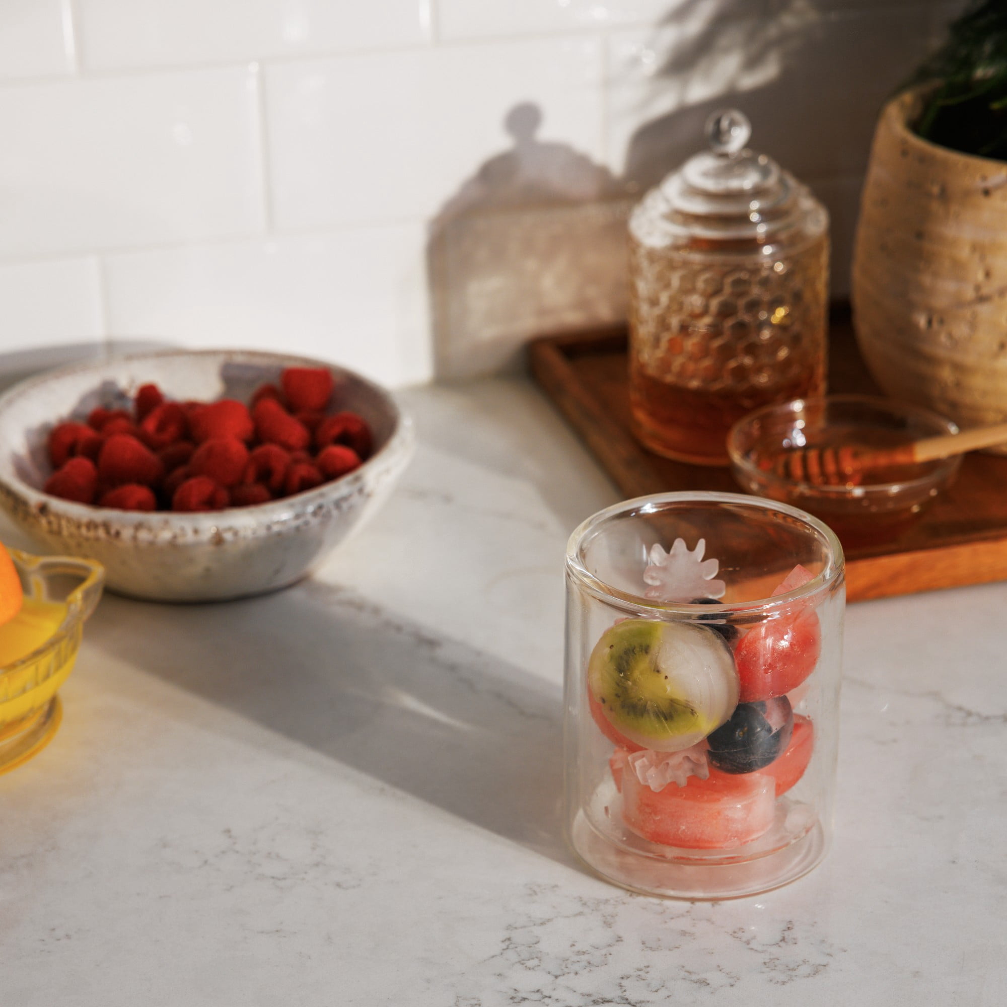 Thyme & Table Fruit-Shaped Ice Tray - Yellow