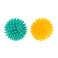 thumbnail image 3 of 2 Uds de de Mano Cuerpo Puntiagudo Punto de Activación s de Fitness Acupuntura Reflexología Del Dolor Dia 7cm - Amarillo Amarillo verde Yinane Spiky Massager Ball, 3 of 6