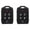 Black, variant on Dytern Winter,2pcs Silicone Car Key Case Cover Car Protective Cover for Car