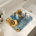 thumbnail image 7 of Ryvnso Butterfly on Sunflower Dish Drying Mat for Kitchen Countertop 18x24 Large Dish Pad Drainer Rack Dish Sink Mats, 7 of 7