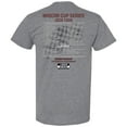 thumbnail image 3 of Men's Checkered Flag Sports Heather Charcoal Kyle Busch 2026 NASCAR Schedule T-Shirt, 3 of 3