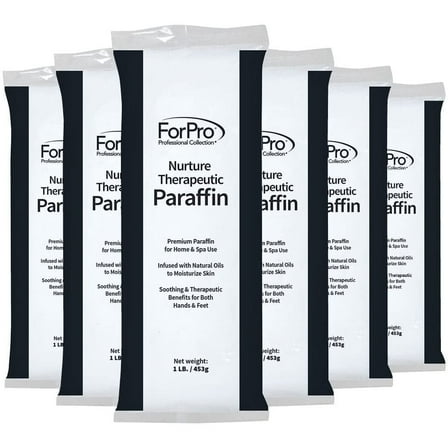 ForPro Nurture Paraffin Wax Refill, Fragrance Free, Non-Greasy, Moisturizing for Soft & Healthy Skin, 6 Lbs