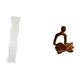 thumbnail image 1 of Pantalla Para Lámpara De Salón Con Figura Humana Abstracta, Estatua De Pensador, Decoración Artística Para Oficina, Bar, Boda, Colección Versátil. Cubierta Para Lámpara De Pie., 1 of 8