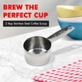 thumbnail image 3 of Chef Craft Stainless Steel Coffee Scoop Measurer - 2 Tbsp Measuring Cup 3 Pack, 3 of 7