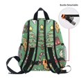 thumbnail image 5 of FORMRS School Backpack with Front Zippered Pocket 12" Student Travel Daypack, Christmas Cookies, 5 of 6