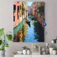 thumbnail image 4 of Qisvanset 12x16 Inch Neon Dragonfly & Flowers Canvas Print Wall Art, 4 of 5