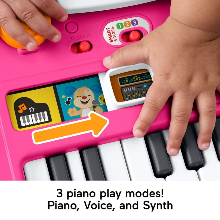 Fisher-Price Laugh & Learn Mix & Learn DJ Table, Pink Musical