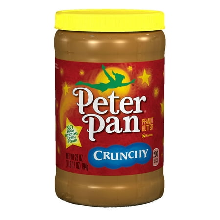 Peter Pan Crunchy Peanut Butter, 28 Ounce - Walmart.com