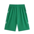 thumbnail image 3 of Toddler Boy Shorts Boys Mesh Basketball Running Shorts Gym Workout Activewear No Pocket Green 13-14 Years, 3 of 6