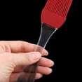 thumbnail image 2 of Home Baking Barbecue Silicone Head Heat Resistant Oil Condiment Pastry Brush Red, 2 of 2