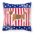 thumbnail image 2 of Carolines Treasures BB3310PW1818 USA Patriotic Beagle Fabric Decorative Pillow, 2 of 2