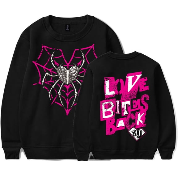 AJ Lee Merch Fans Sweatshirt – Unisex Long Sleeve Crewneck Pullover Streetwear Top for Wrestling Fan Support