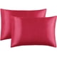 thumbnail image 1 of Funda de almohada de raso para el cabello y la piel Funda de almohada de seda Juego de 2 fundas de almohada suaves Paquete de 2 Queen con cierre de sobre Adepaton WMZL-913-14, 1 of 8