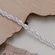 thumbnail image 5 of Joyería de plata Joyería de moda europea y americana Joyería popular de venta caliente Pulsera de cuerda retorcida de 4 mm, 5 of 5
