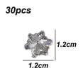 thumbnail image 2 of Juego de piedras de cristal de cristal con parte posterior plana brillante para manualidades DIY, joyas para decorar uñas, 2 of 5