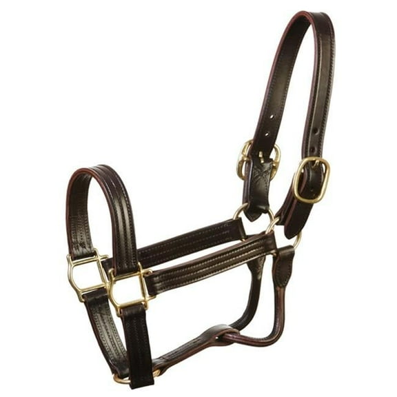 Jacks 5100-H 1.12 in. Leather Track Halter, Horse